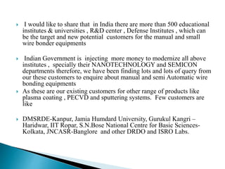 Future & growth of semiconductor & Defence industry In India | PPTX
