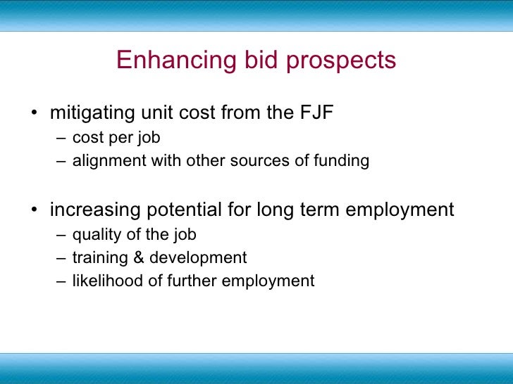 Future Jobs Fund Managed Services Proposal