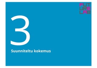3Suunniteltu kokemus
 