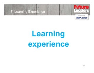 7. Learning Experience

Learning
L
i
experience
i
39

 