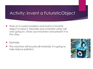 Lesson Plan about the Future Tenses in English | PPTX