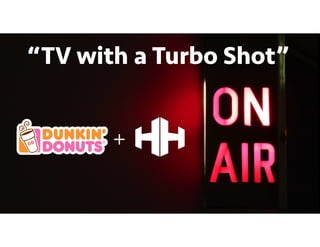 “TV with a Turbo Shot” 
+ 
 