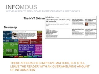 05SCROLLTRIGGEREDUXAN ELEMENT OF SURPRISE converts a natural USER action into A MORE dynamic user experience. GREAT FOR LINEAR NARRATIVES AND SEQUENTIAL KEYPOINTS. 