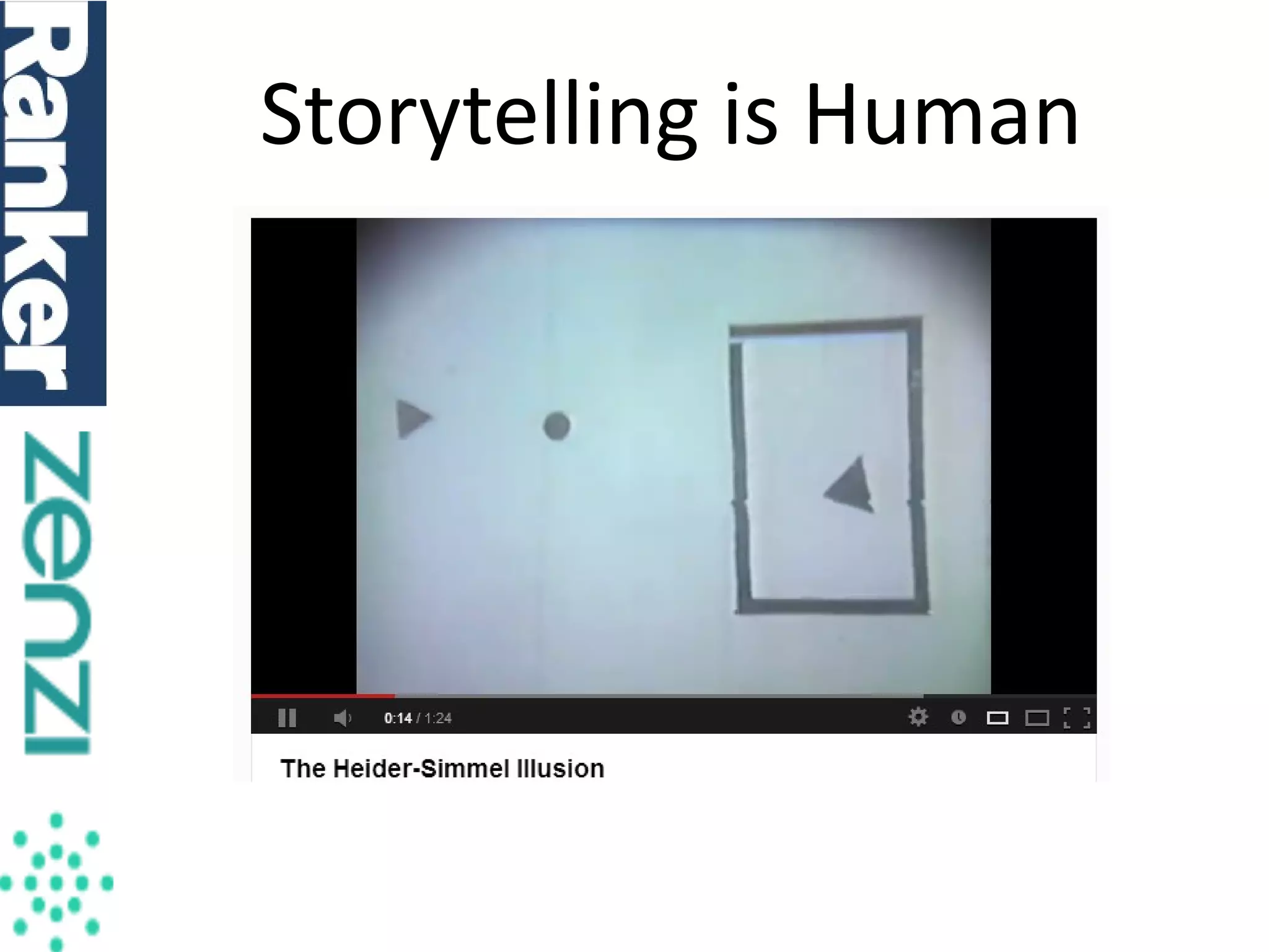 Storytelling is Human

 