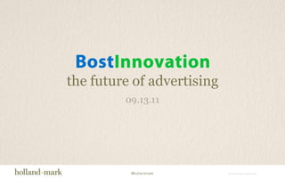 the future of advertising 09.13.11 