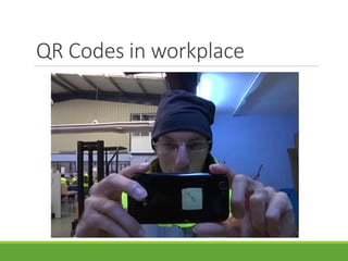 QR Codes in workplace  