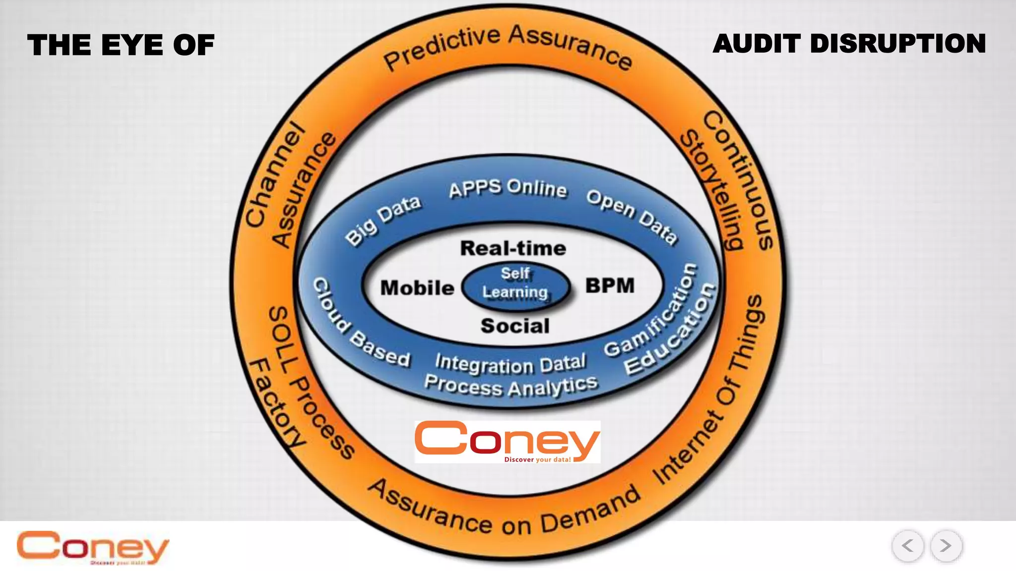 THE EYE OF AUDIT DISRUPTION
 