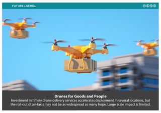 Drones for Goods and People
Investment in timely drone delivery services accelerates deployment in several locations, but
...