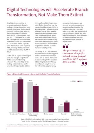 The Future of Bank Branches Coordinating Physical with Digital | PDF
