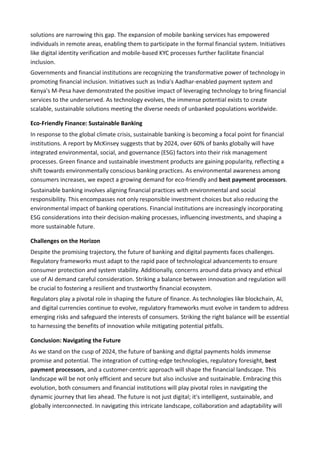 Future of Banking and Digital Payments in 2024? | PDF