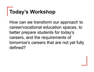 The Future of Career and Vocational Education | PDF