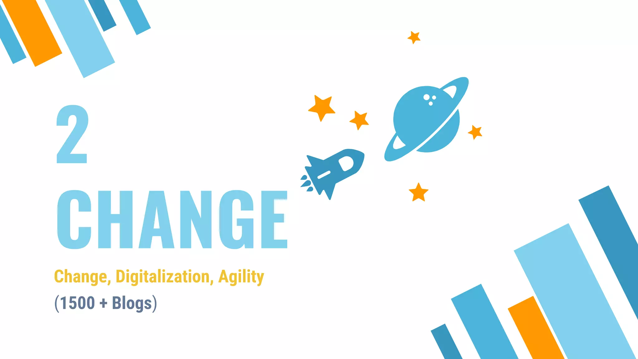 2
CHANGEChange, Digitalization, Agility
(1500 + Blogs)
 