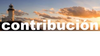 contribución
 