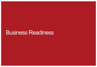 Business Readiness
 