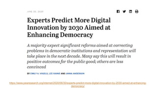 Future of democracy and civic innovation | PPTX