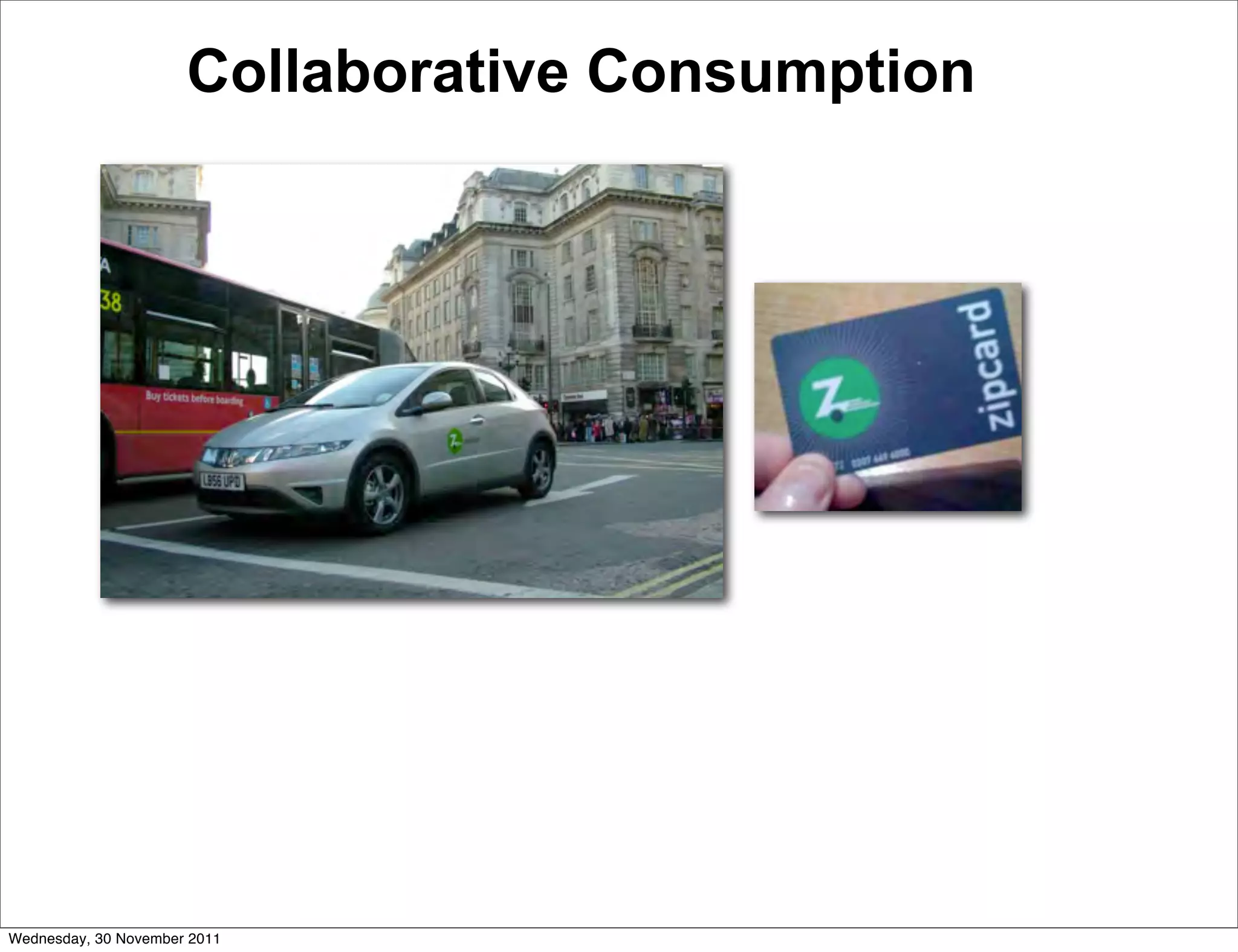 Collaborative Consumption




Wednesday, 30 November 2011
 