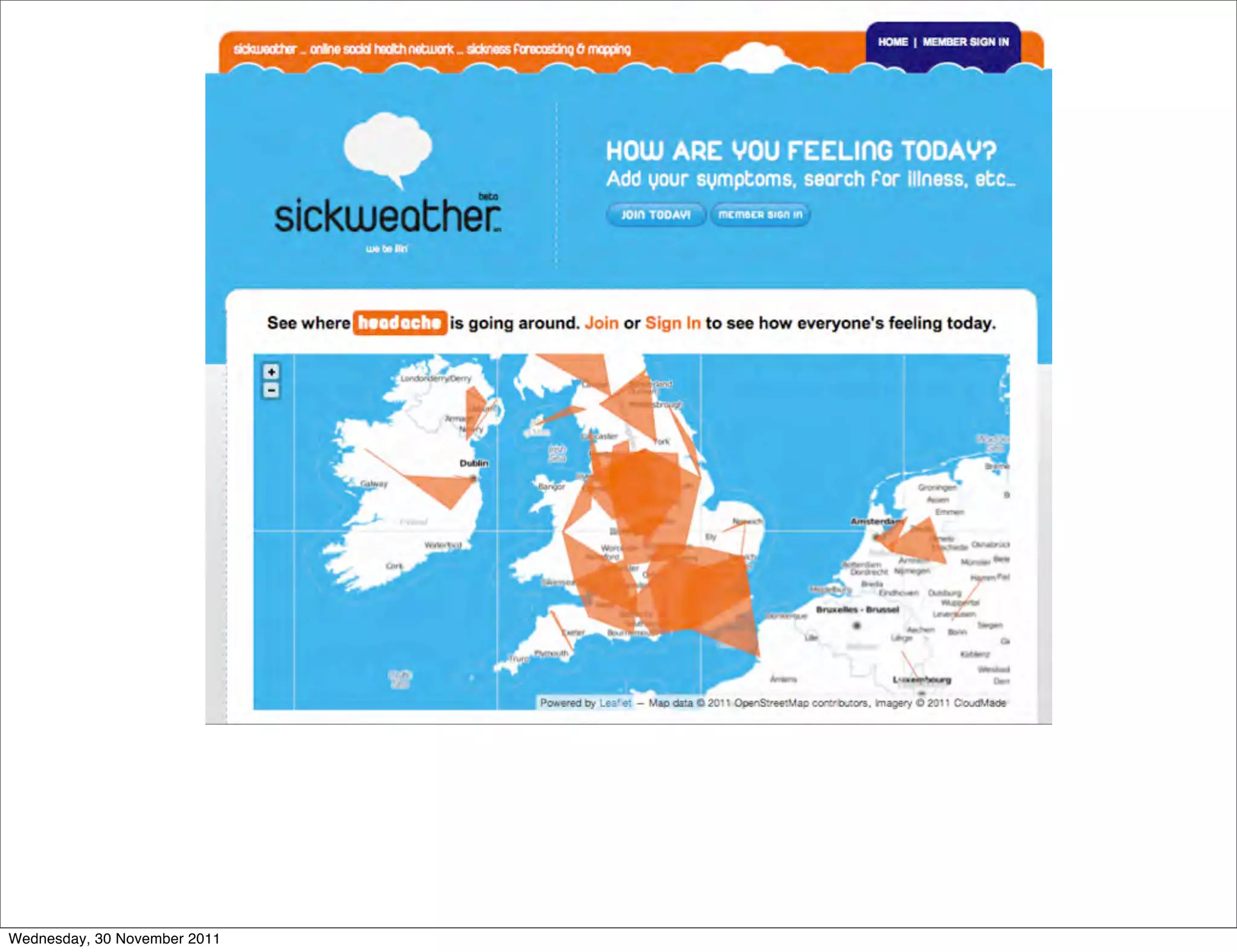 Wednesday, 30 November 2011
 