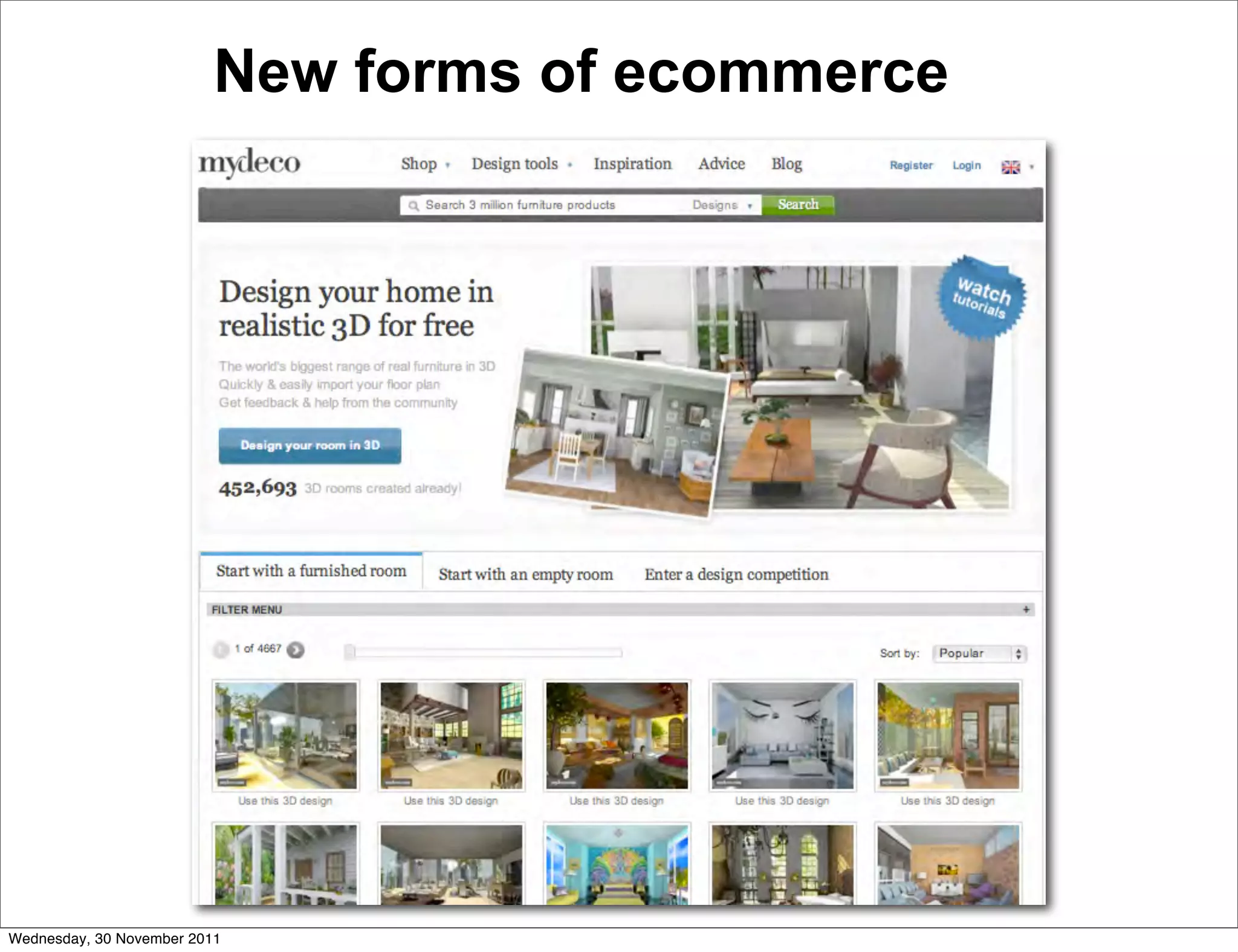 New forms of ecommerce




Wednesday, 30 November 2011
 