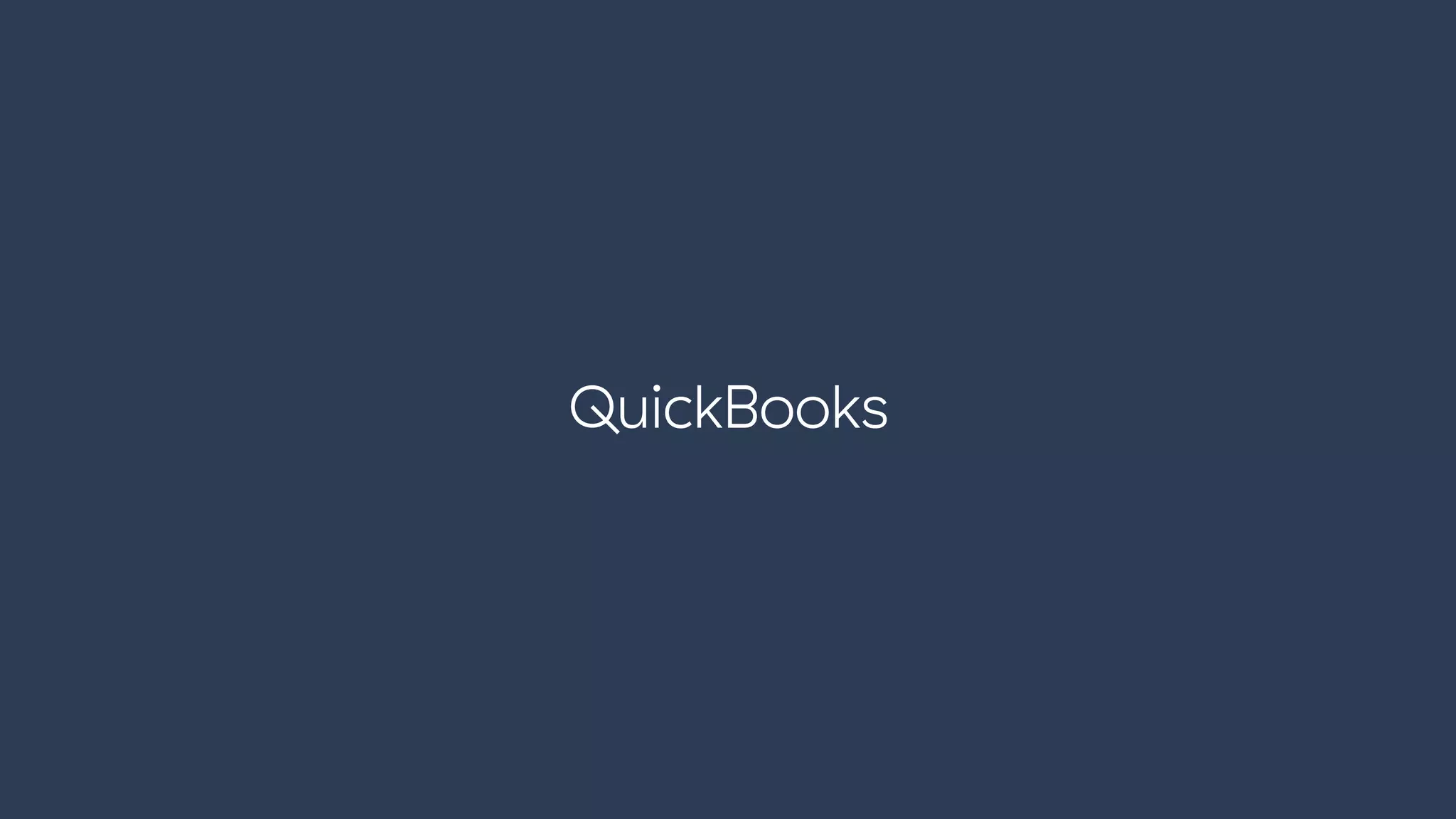 QuickBooks
 