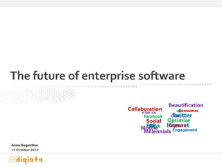 The future of enterprise software
 
