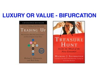 LUXURY OR VALUE - BIFURCATION
 