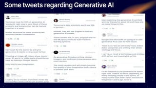 Past, Present and Future of Generative AI | PPTX