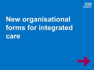 www.england.nhs.uk @robertvarnam
So why are people talking about change?
It’s partly about the pressure we’re under
right now, and partly about the huge
opportunity to do something better. And, for
once, the same changes that would help
with one are also necessary for the other.
Pressure Opportunity
 