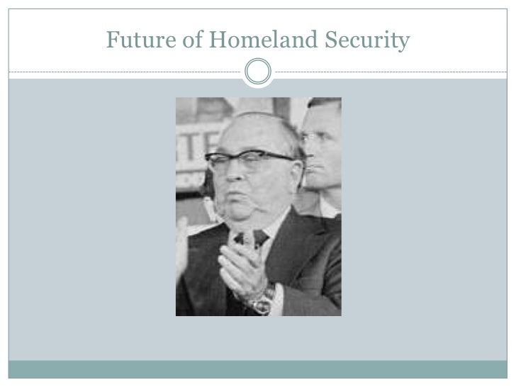 Future of homeland security