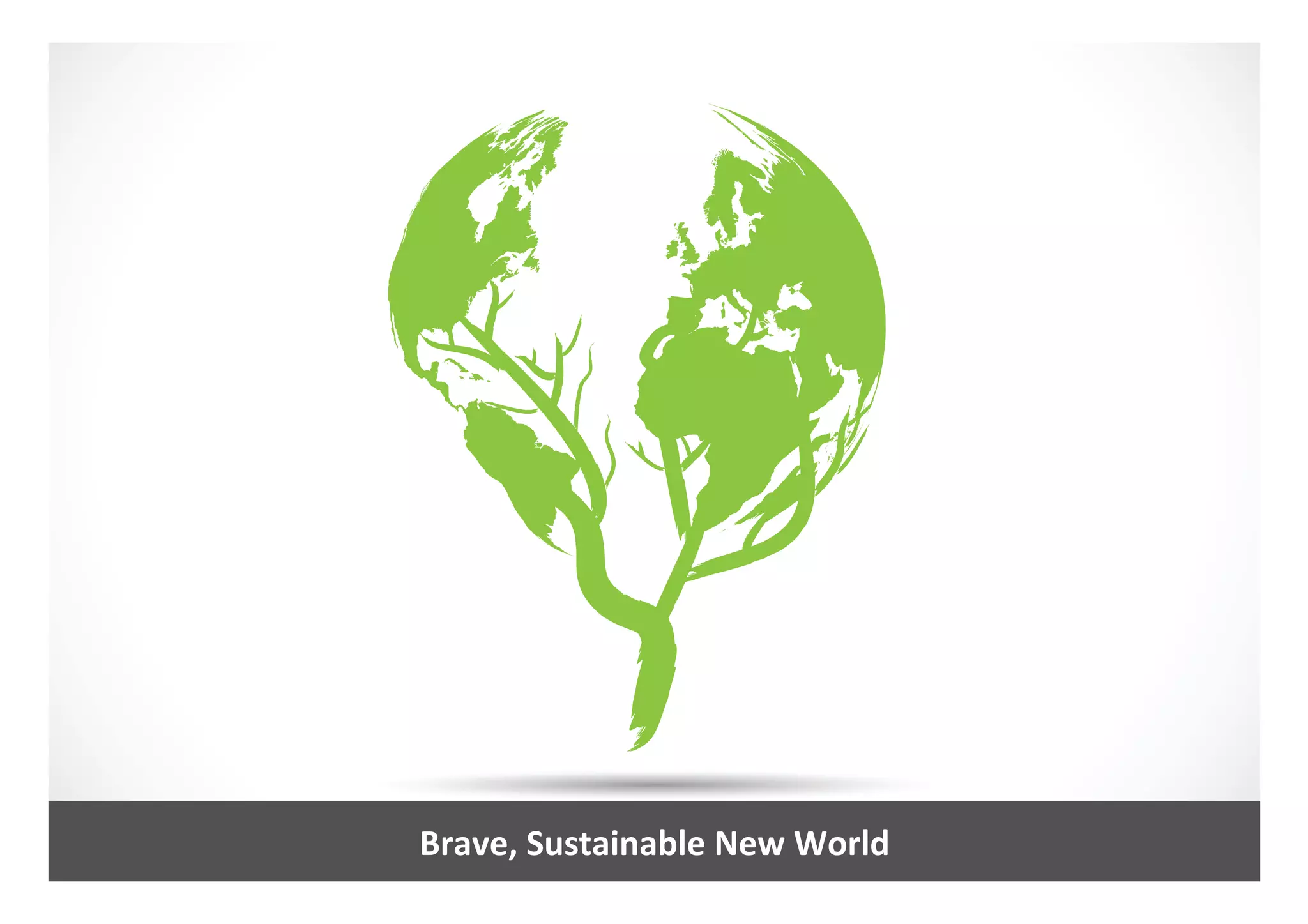 Brave,	Sustainable	New	World	
 