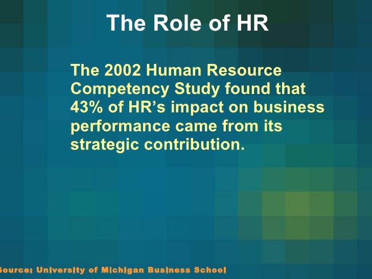 Hr strategy university of michigan