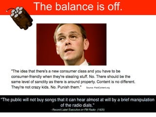 The balance is off.




           Source: PaidContent.org
 