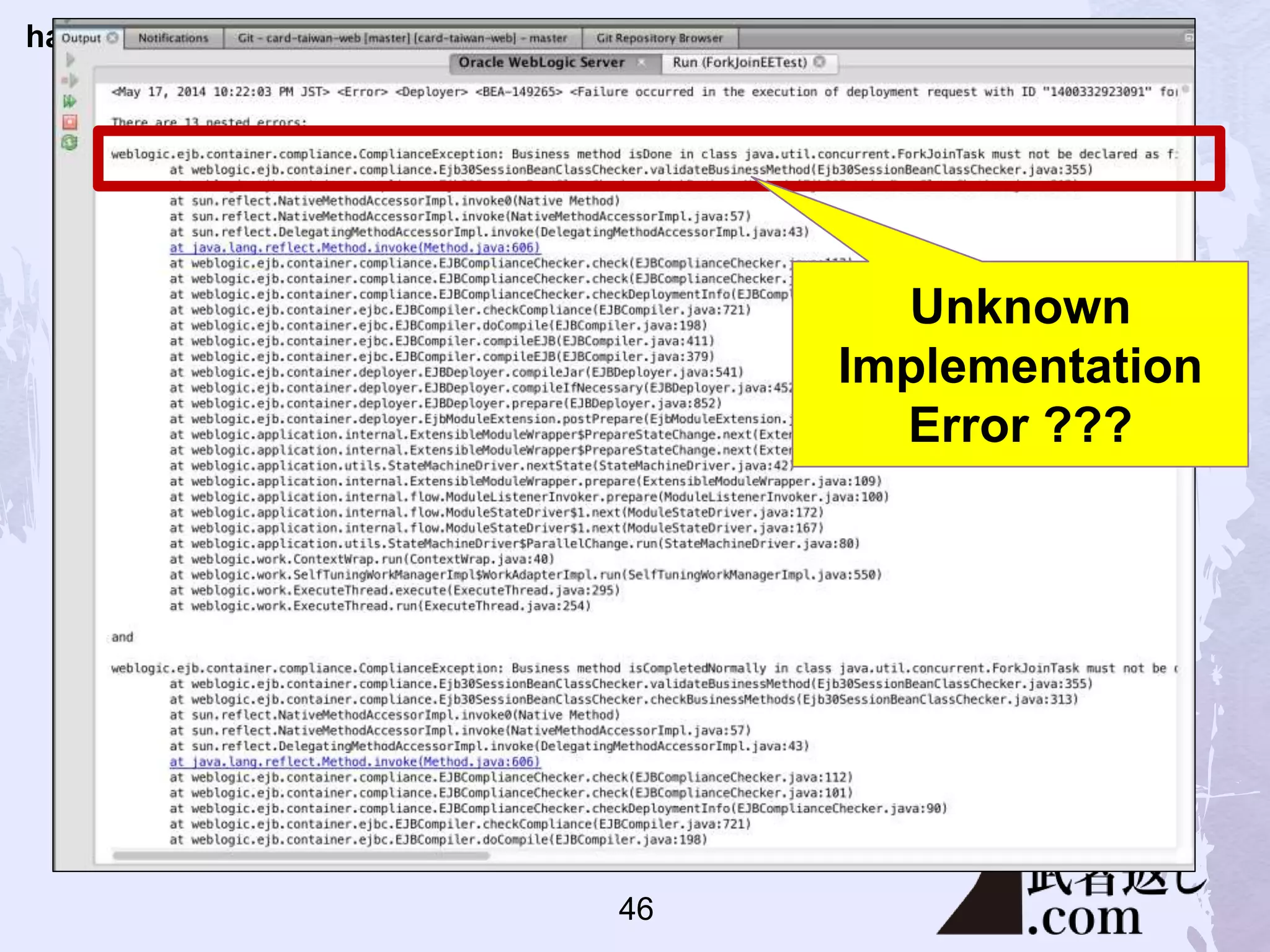 hashtag: #j8fk
Unknown
Implementation
Error ???
46
 