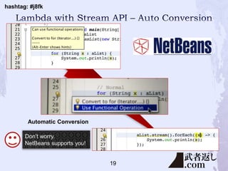 hashtag: #j8fk
Automatic Conversion
19
 