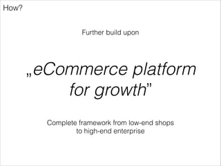 How?

Be a community leader
Leading an open ecosystem with maximum freedom

 