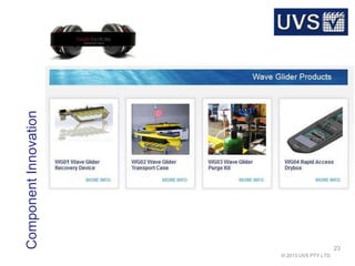 © 2013 UVS PTY LTD
ComponentInnovation
23
 