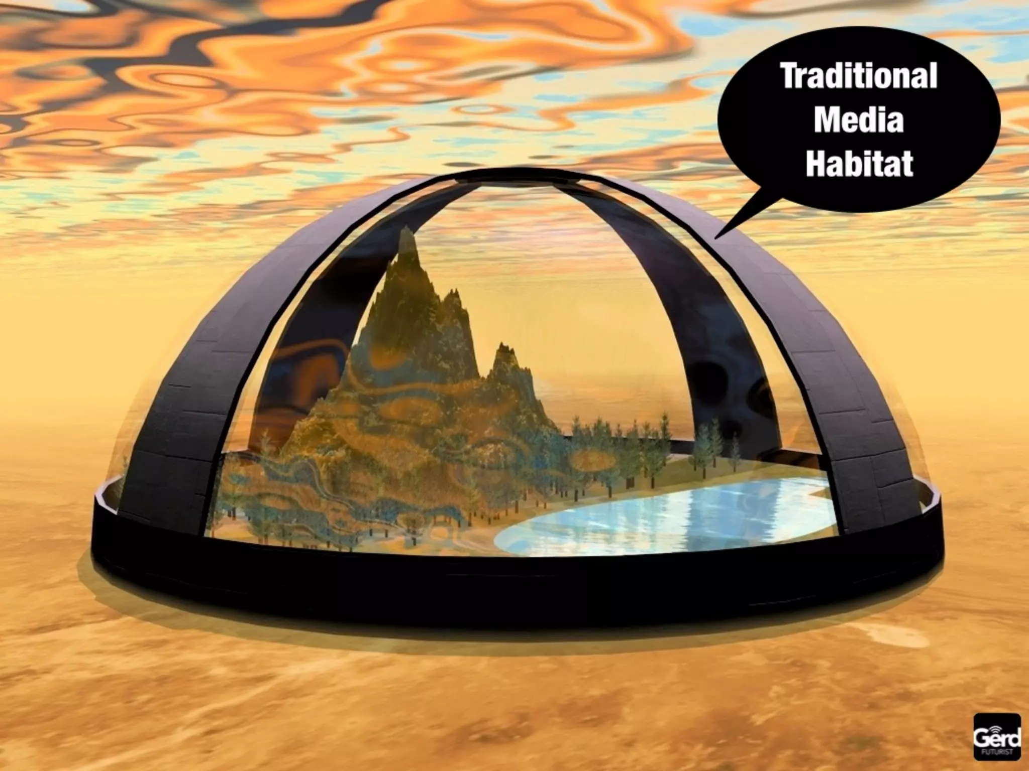 The future of media: summary by Futurist Gerd Leonhard