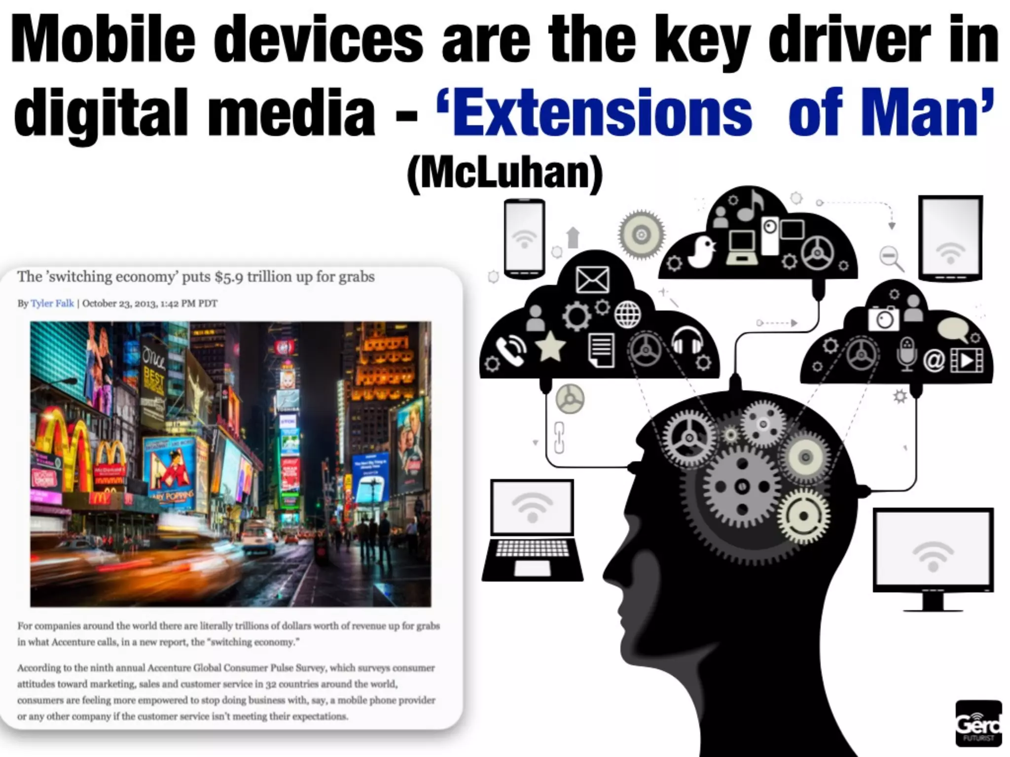 The future of media: summary by Futurist Gerd Leonhard