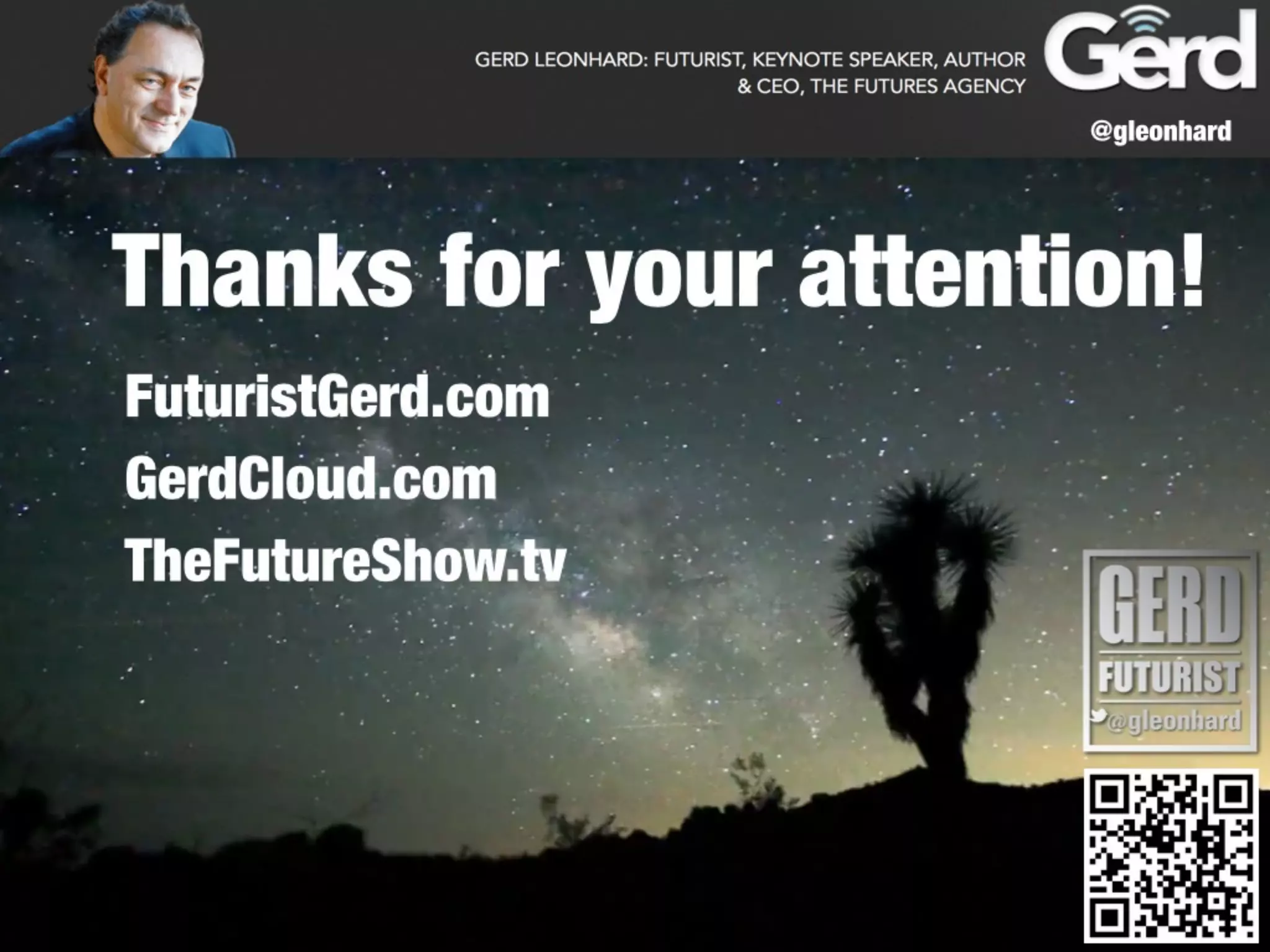 The future of media: summary by Futurist Gerd Leonhard