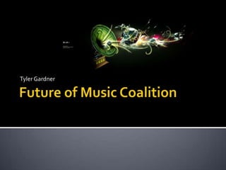 Future of Music Coalition Tyler Gardner 