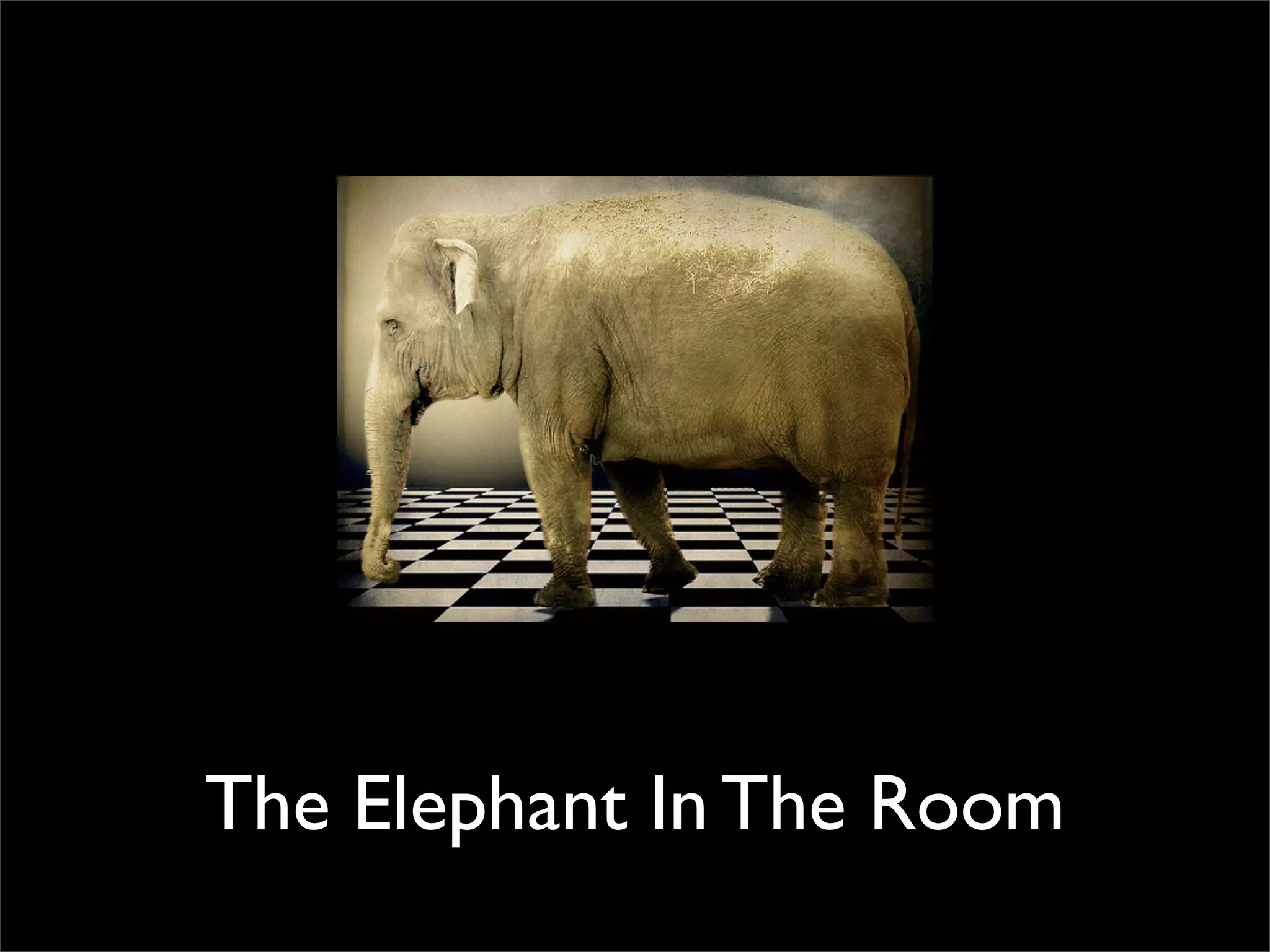 The Elephant In The Room
 