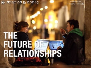 THE  
FUTURE OF 
RELATIONSHIPS in collaboration with
 