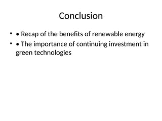 Exploring the Future of Renewable Energy and Sustainable Power ...