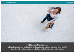 Full Journey Transparency
Ubiquitous tracking and data analytics provide brands with real-time insight
into the full custo...