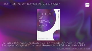 Includes 100 pages, 5 strategies, 20 Trends, 60 Best-In-Class
Examples, Original Consumer Research in PDF + editable PPT
T...