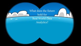 66
Copyright © 2017, Saama Technologies
6
Copyright © 2017, Saama Technologies
What does the future
hold for
Real World Data
Analytics?
 