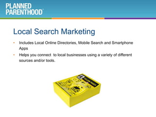 Pinpoint relevant contentApproachLocal Search Marketing