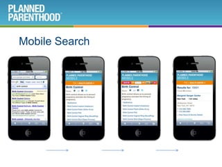Mobile SearchLet’s move on to Mobile Search.  Consider the following:In general, comScore estimated that in April 2010 34.9 million people in the US conducted mobile searches via their mobile browser.