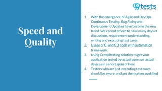 Future Of Software Testing | PDF
