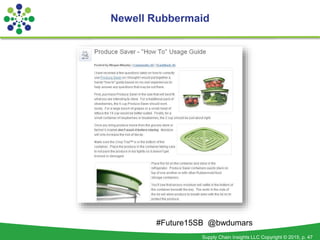Supply Chain Insights LLC Copyright © 2015, p. 47
#Future15SB @bwdumars
Newell Rubbermaid
 