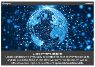 Global	Privacy	Standards
Global	standards	will	eventually	be	created	for	each	country	to	sign	up	to	
and	use	as	a	basis	go...